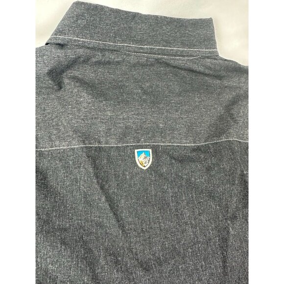 KUHL Bundle Lot of 2 Button Down Long Sleeve Shirt Mens M Charcoal Gray Nylon Ou - Picture 4 of 15